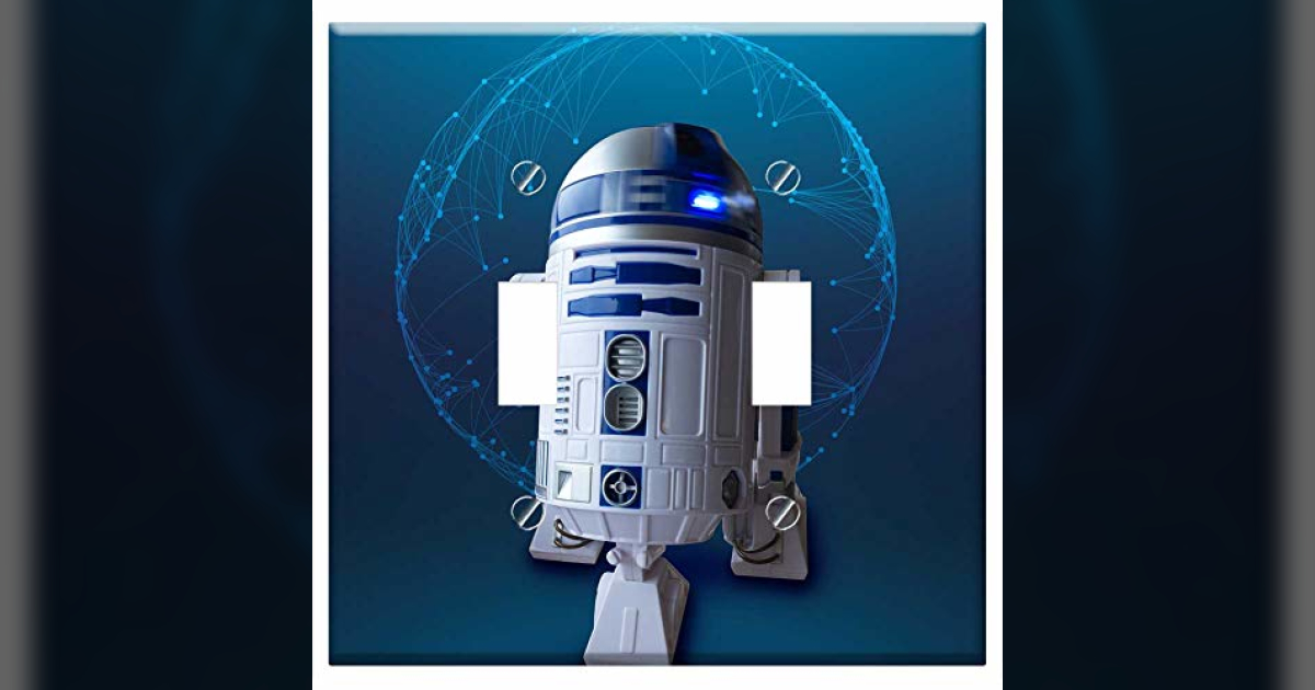 Star Wars Droid Design 2 Decorative Single Toggle Light Switch Cover 
