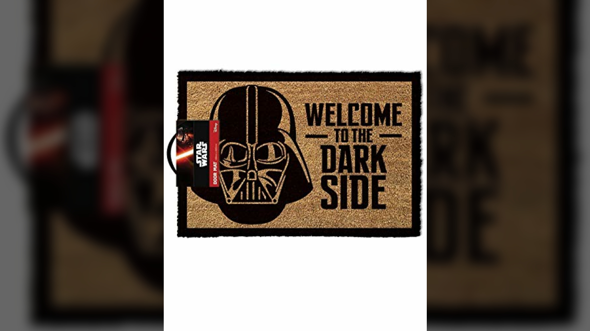 Cartello Per Porta Star Wars: Welcome To The Dark Side / The Force Is Strong With This Room